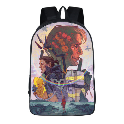 16‘’Death Stranding Backpack School Bag - Image 5