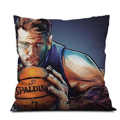 Luka Doncic Premium Hollow cotton Pillow - Image 4