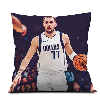 Luka Doncic Premium Hollow cotton Pillow - Image 13