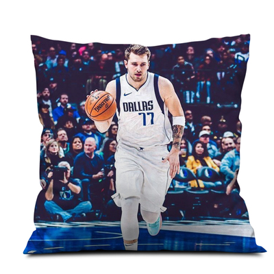 Luka Doncic Premium Hollow cotton Pillow - Image 7