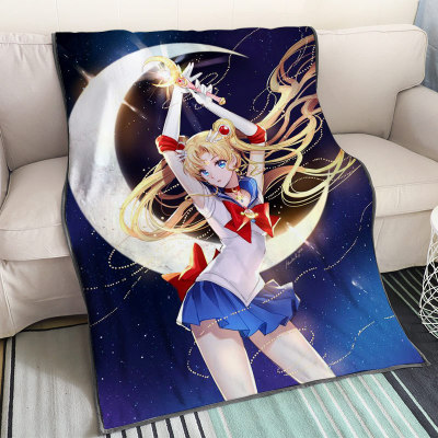 Sailor Moon Blanket Knee Blanket Sofa Blanket - Image 5