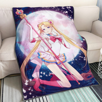 Sailor Moon Blanket Knee Blanket Sofa Blanket - Image 2