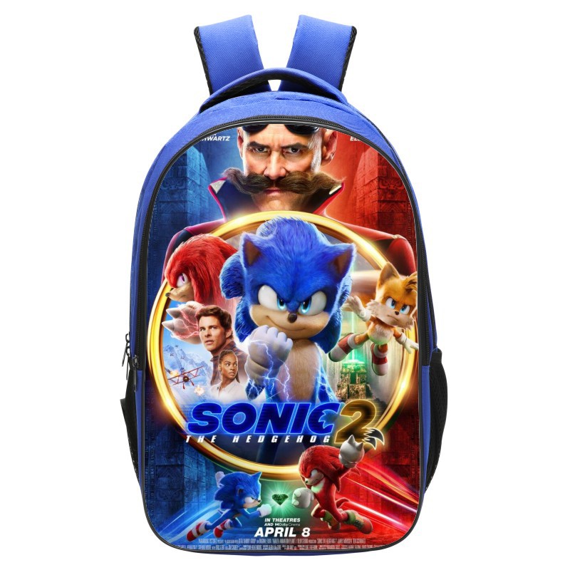 Hedgehog Backpack School Bag Blue - Image 29