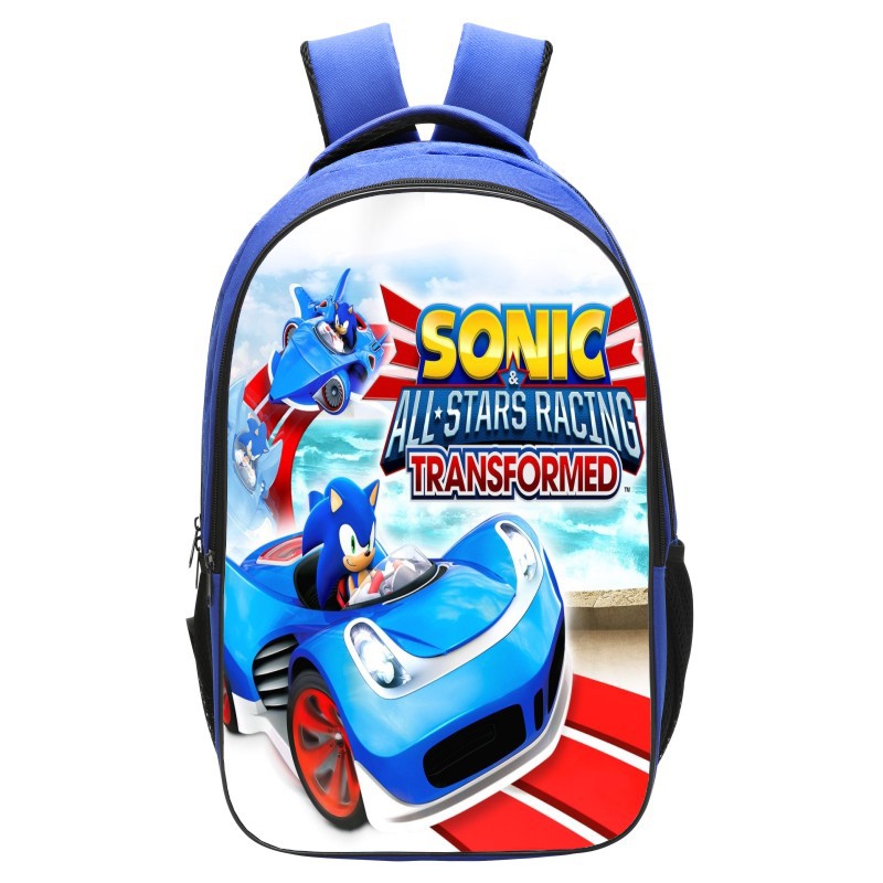 Hedgehog Backpack School Bag Blue - Image 32