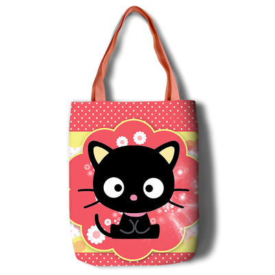 Chococat Canvas Grocery Bag Shopping Bag Reusable Large Shopping Canvas ...