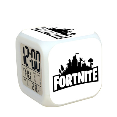 Fortnite 7 Colors Change Digital Alarm LED Clock
