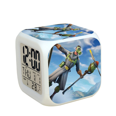Fortnite 7 Colors Change Digital Alarm LED Clock - Image 4