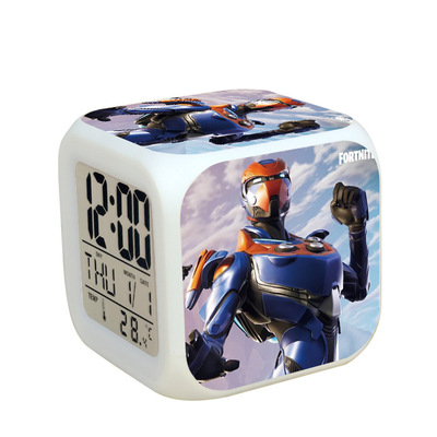 Fortnite 7 Colors Change Digital Alarm LED Clock - Image 7