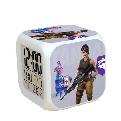 Fortnite 7 Colors Change Digital Alarm LED Clock - Image 8
