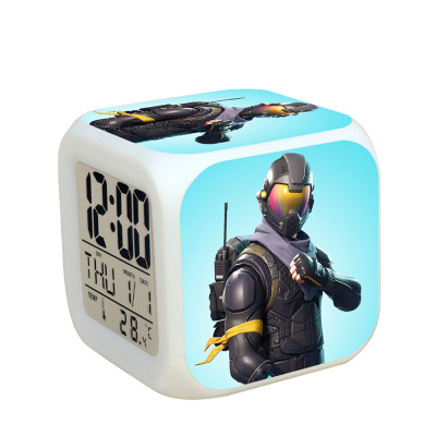 Fortnite 7 Colors Change Digital Alarm LED Clock - Image 10