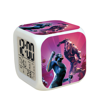 Fortnite 7 Colors Change Digital Alarm LED Clock - Image 12