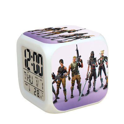 Fortnite 7 Colors Change Digital Alarm LED Clock - Image 13