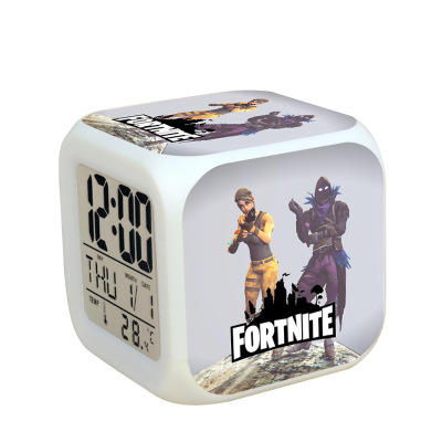Fortnite 7 Colors Change Digital Alarm LED Clock - Image 14