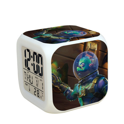 Fortnite 7 Colors Change Digital Alarm LED Clock - Image 15