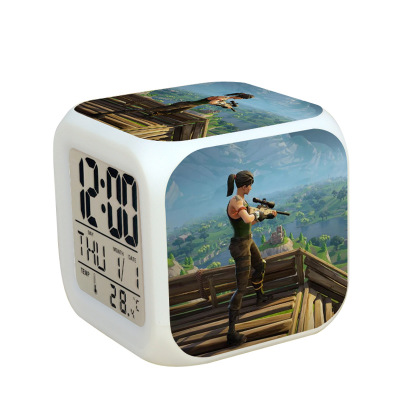 Fortnite 7 Colors Change Digital Alarm LED Clock - Image 20