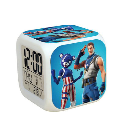 Fortnite 7 Colors Change Digital Alarm LED Clock - Image 21