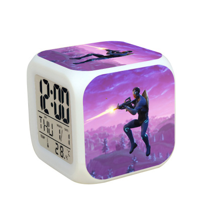 Fortnite 7 Colors Change Digital Alarm LED Clock - Image 22