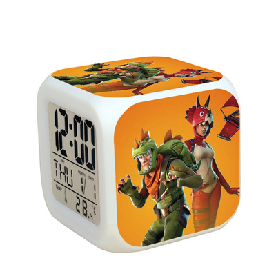 Fortnite 7 Colors Change Digital Alarm LED Clock - Image 34