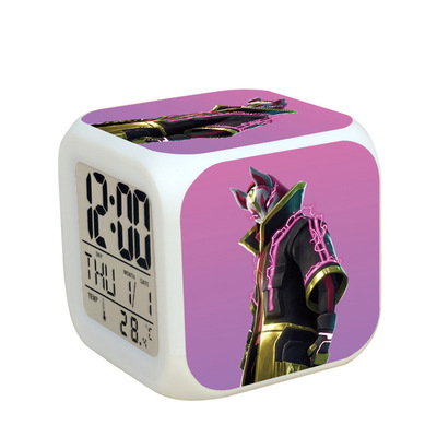 Fortnite 7 Colors Change Digital Alarm LED Clock - Image 23