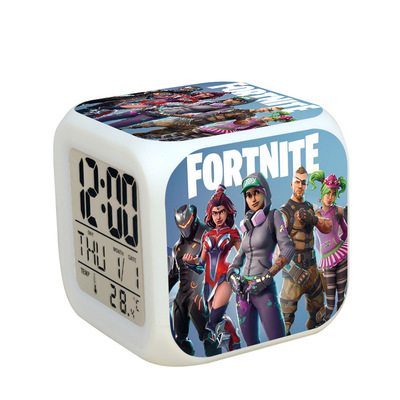 Fortnite 7 Colors Change Digital Alarm LED Clock - Image 24