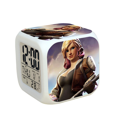 Fortnite 7 Colors Change Digital Alarm LED Clock - Image 25