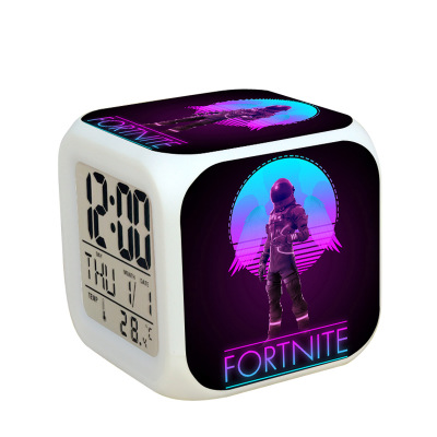 Fortnite 7 Colors Change Digital Alarm LED Clock - Image 29