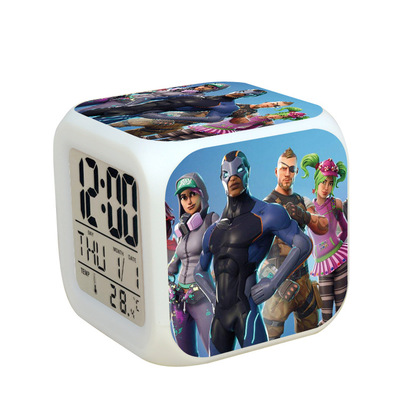 Fortnite 7 Colors Change Digital Alarm LED Clock - Image 30