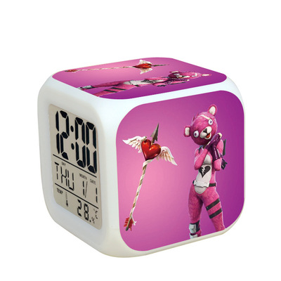 Fortnite 7 Colors Change Digital Alarm LED Clock - Image 31