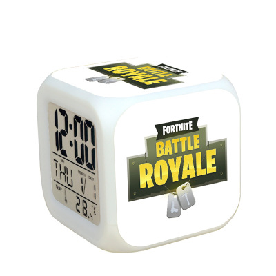 Fortnite 7 Colors Change Digital Alarm LED Clock - Image 36