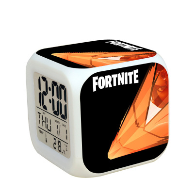 Fortnite 7 Colors Change Digital Alarm LED Clock - Image 38