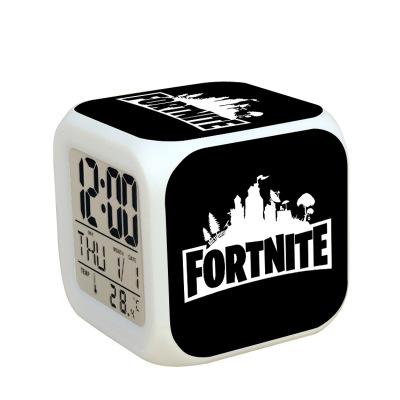 Fortnite 7 Colors Change Digital Alarm LED Clock - Image 39