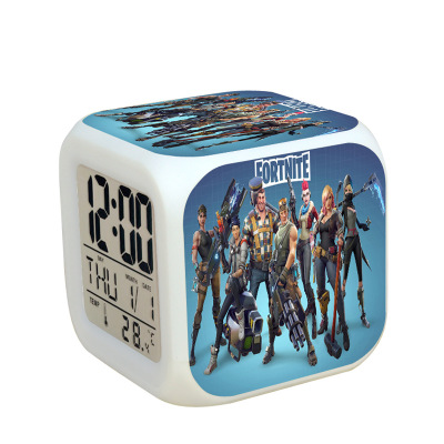 Fortnite 7 Colors Change Digital Alarm LED Clock - Image 2