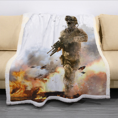 Call of Duty Square Blanket Knee Blanket Sofa Blanket - Image 2