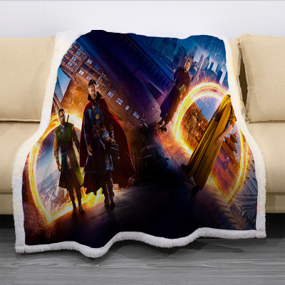 Doctor Strange Square Blanket Knee Blanket Sofa Blanket - Image 9