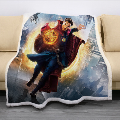 Doctor Strange Square Blanket Knee Blanket Sofa Blanket - Image 3
