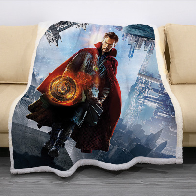 Doctor Strange Square Blanket Knee Blanket Sofa Blanket - Image 4