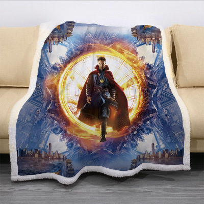 Doctor Strange Square Blanket Knee Blanket Sofa Blanket - Image 5