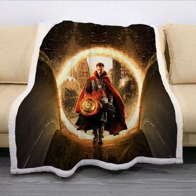 Doctor Strange Square Blanket Knee Blanket Sofa Blanket - Image 6