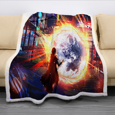 Doctor Strange Square Blanket Knee Blanket Sofa Blanket - Image 7