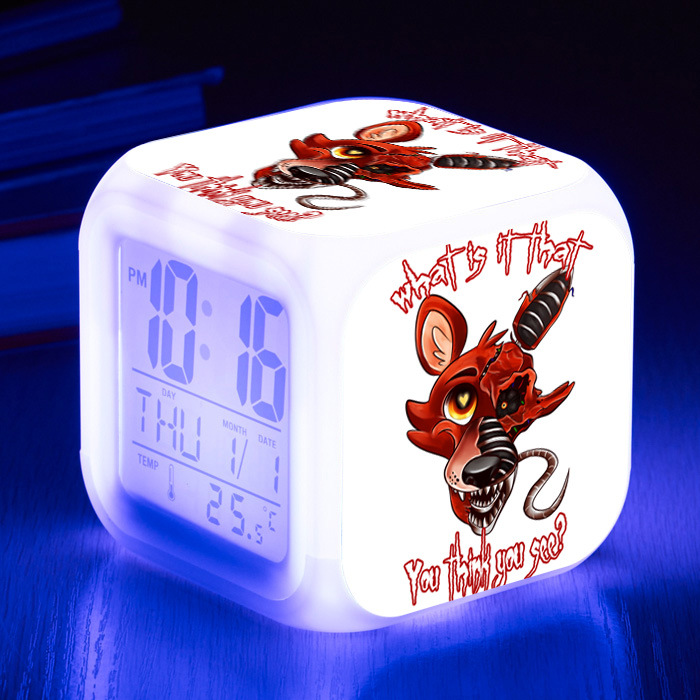 Five Nights at Freddy's 7 Colors Change Digital Alarm LED Clock - Image 18