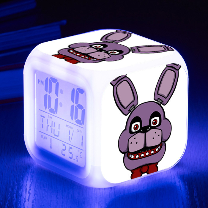 Five Nights at Freddy's 7 Colors Change Digital Alarm LED Clock - Image 16