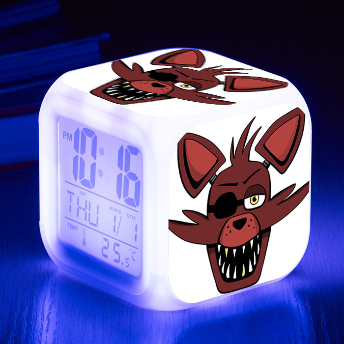 Five Nights at Freddy's 7 Colors Change Digital Alarm LED Clock - Image 14