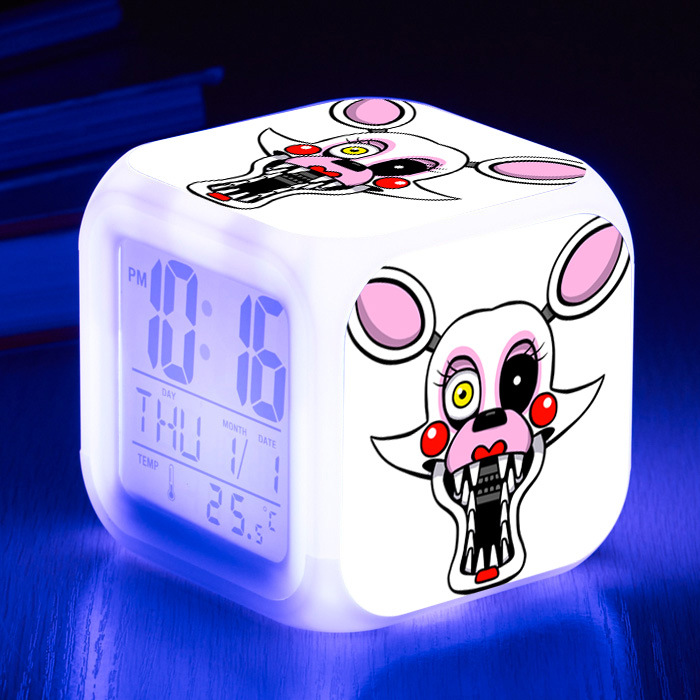 Five Nights at Freddy's 7 Colors Change Digital Alarm LED Clock - Image 12