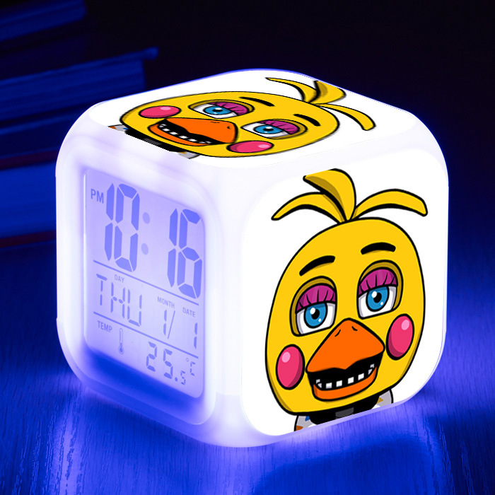 Five Nights at Freddy's 7 Colors Change Digital Alarm LED Clock - Image 8