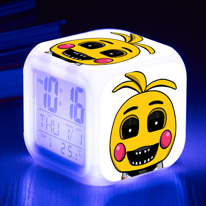Five Nights at Freddy's 7 Colors Change Digital Alarm LED Clock - Image 7