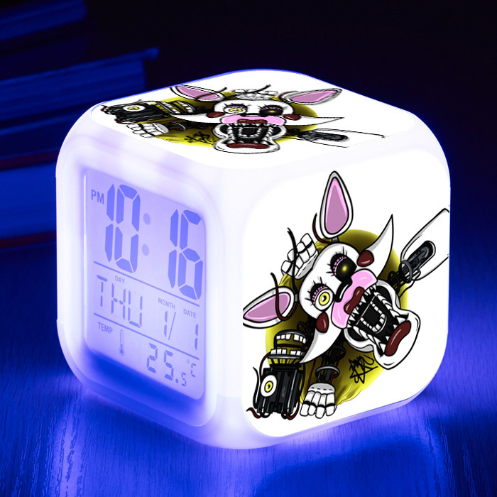 Five Nights at Freddy's 7 Colors Change Digital Alarm LED Clock - Image 3