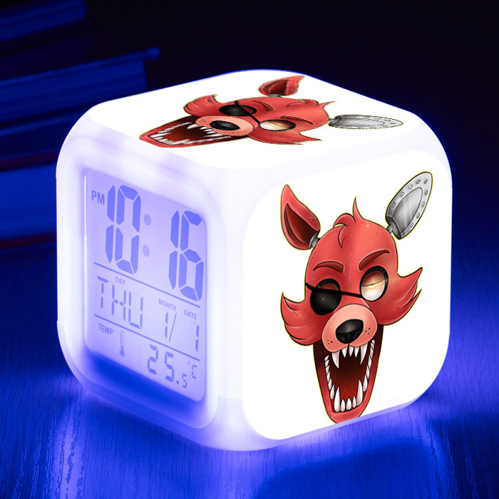 Five Nights at Freddy's 7 Colors Change Digital Alarm LED Clock - Image 22
