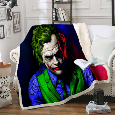 Joker Square Blanket Knee Blanket Sofa Blanket - Image 6