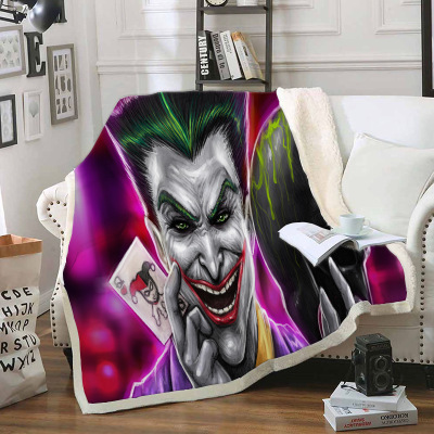 Joker Square Blanket Knee Blanket Sofa Blanket - Image 7