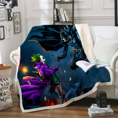 Joker Square Blanket Knee Blanket Sofa Blanket - Image 9